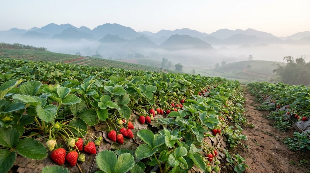Vườn dâu tây